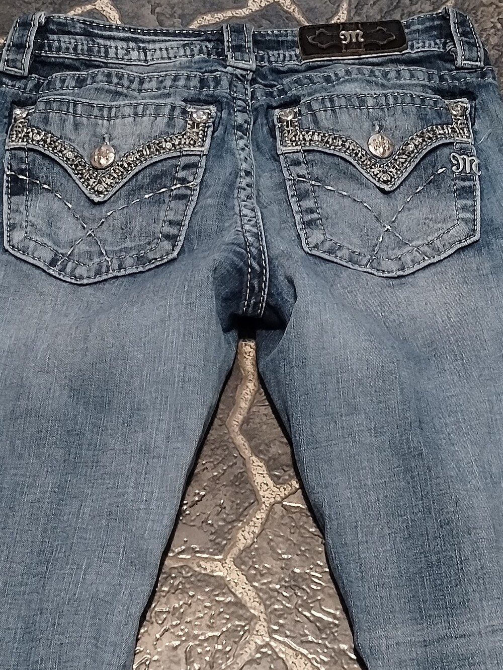 MISS ME women's Chloe Bootcut Jeans 25 " x 34 ' VINTAGE
